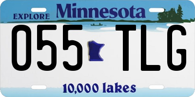 MN license plate 055TLG
