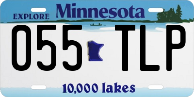 MN license plate 055TLP