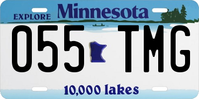 MN license plate 055TMG