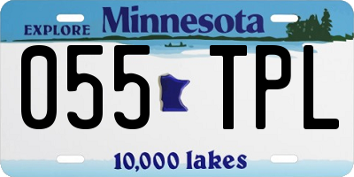 MN license plate 055TPL