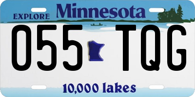 MN license plate 055TQG