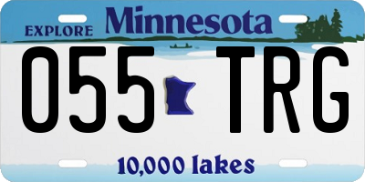 MN license plate 055TRG