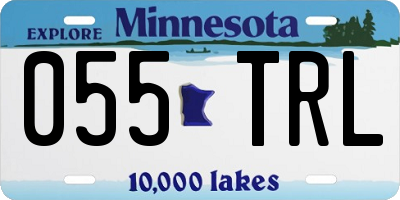 MN license plate 055TRL