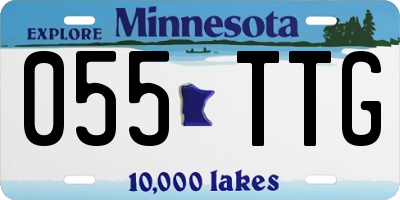 MN license plate 055TTG