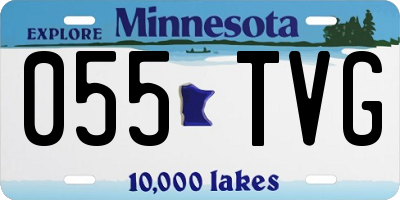 MN license plate 055TVG