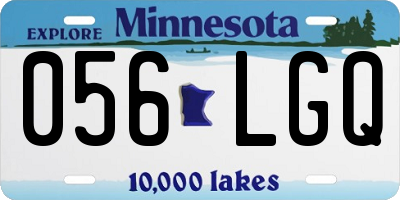 MN license plate 056LGQ