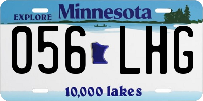 MN license plate 056LHG