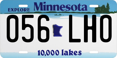 MN license plate 056LHO