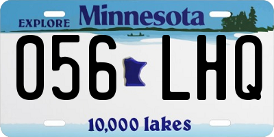 MN license plate 056LHQ