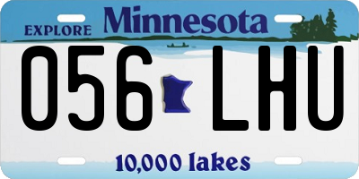 MN license plate 056LHU