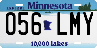 MN license plate 056LMY