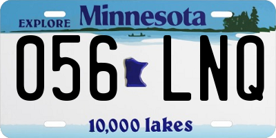 MN license plate 056LNQ