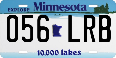 MN license plate 056LRB