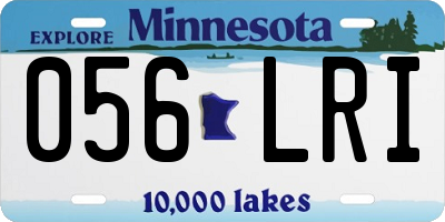MN license plate 056LRI