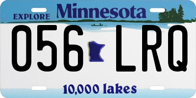 MN license plate 056LRQ