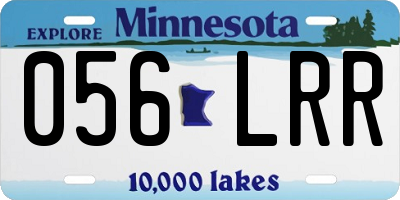 MN license plate 056LRR