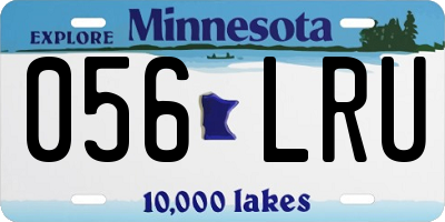 MN license plate 056LRU