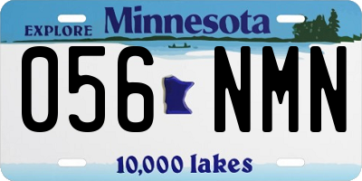 MN license plate 056NMN