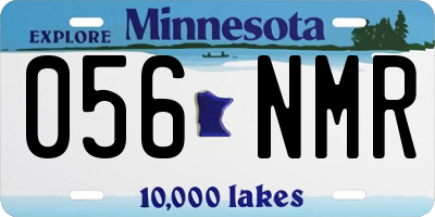 MN license plate 056NMR