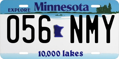 MN license plate 056NMY
