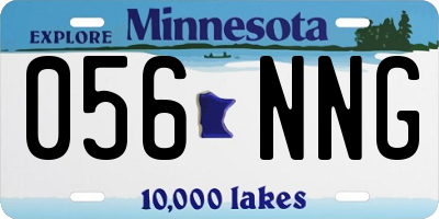 MN license plate 056NNG