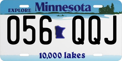 MN license plate 056QQJ