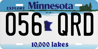 MN license plate 056QRD