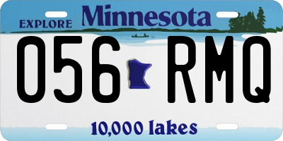 MN license plate 056RMQ