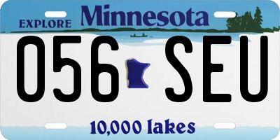 MN license plate 056SEU