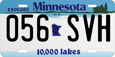 MN license plate 056SVH