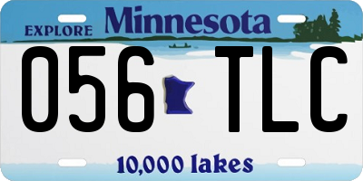 MN license plate 056TLC