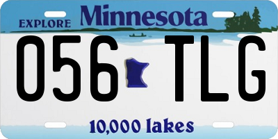 MN license plate 056TLG