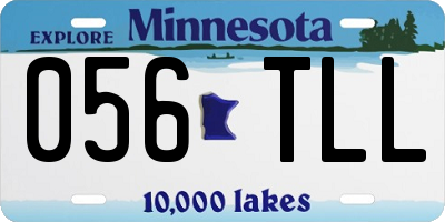 MN license plate 056TLL