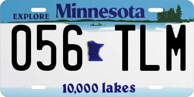 MN license plate 056TLM