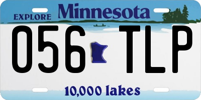 MN license plate 056TLP