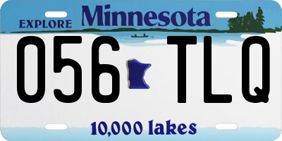 MN license plate 056TLQ