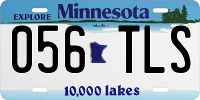 MN license plate 056TLS
