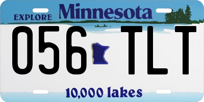 MN license plate 056TLT