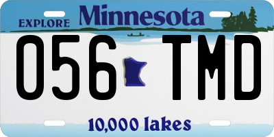 MN license plate 056TMD