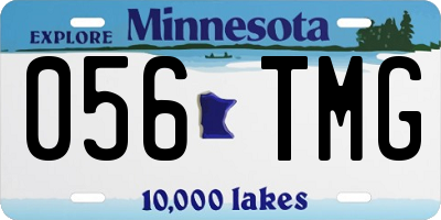 MN license plate 056TMG