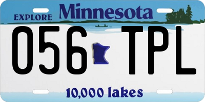 MN license plate 056TPL