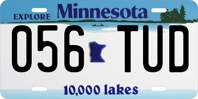 MN license plate 056TUD
