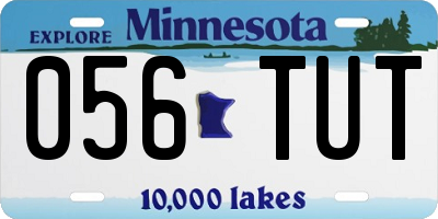 MN license plate 056TUT