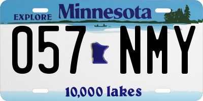 MN license plate 057NMY