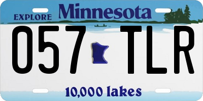 MN license plate 057TLR