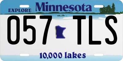 MN license plate 057TLS