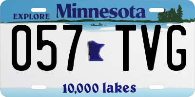 MN license plate 057TVG