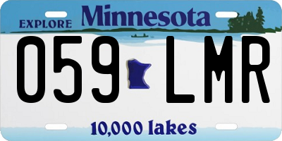 MN license plate 059LMR