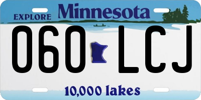 MN license plate 060LCJ