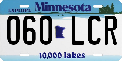 MN license plate 060LCR
